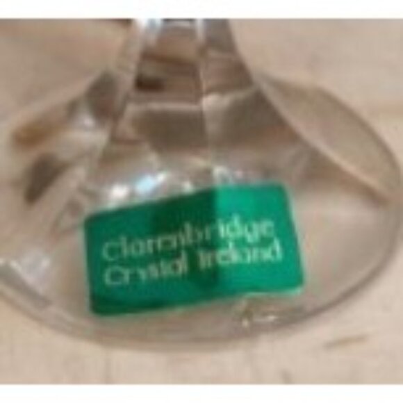 Clarenbridge Crystal Ireland Kells 4-Piece Wine Glass Goblet Set Vintage - Picture 6 of 7